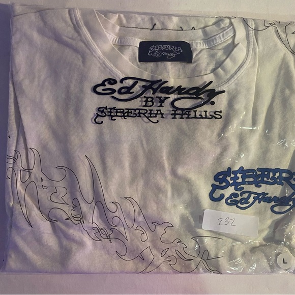 Ed Hardy X Siberia Hills Punks Not Dead Zombie Large Tee Shirt - Picture 7 of 7